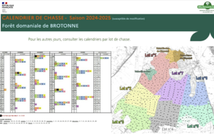 Calendriers de chasse